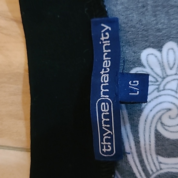 Thyme maternity women's large shirt - Picture 2 of 5